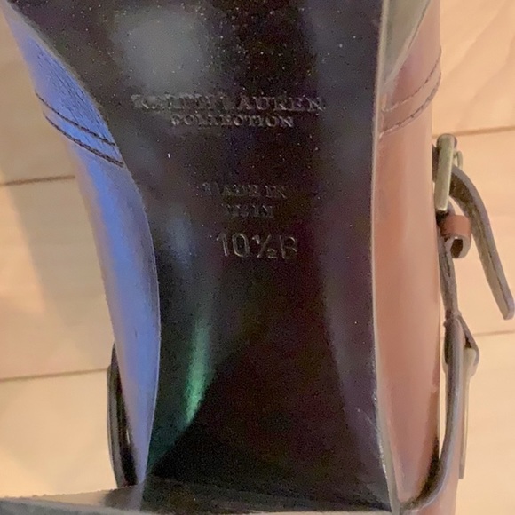 Ralph Lauren brown ankle boots with 5” heels - Picture 7 of 7